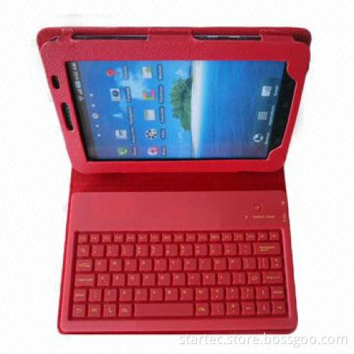 Bluetooth Keyboard with P7510 Leather Case, Suitable for 10-inch Samsung Galaxy P7510
